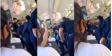 VIDEO: Se negó a usar el tapabocas en un colectivo y fue detenida