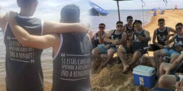 Ahorró por un año y llevó a todos sus empleados de vacaciones a la playa