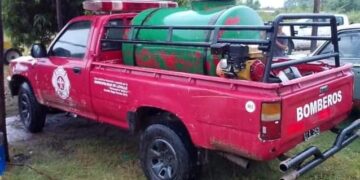 Corrientes: robaron el motor de la bomba de una camioneta de los bomberos voluntarios