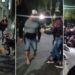 Lo pararon por no usar casco, le pegó a su hija y amenazó a la inspectora