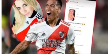 Wanda Nara: se filtraron mensajes de un jugador de River