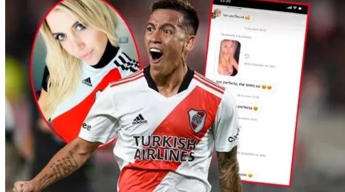 Wanda Nara: se filtraron mensajes de un jugador de River