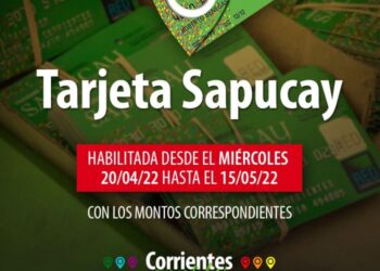 Este miércoles se habilitan las tarjetas Sapucay