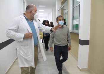 El Ministro de Salud de la Provincia verificó obras en el hospital de Esquina