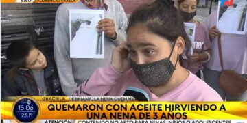 “Que la empleada dé la cara”, reclamó la mamá de la nena quemada con aceite en un restaurante
