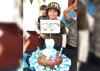 Festejó su cumpleaños con un homenaje a Malvinas