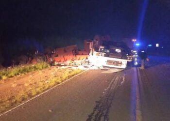 Misiones: Camionero murió tras despiste y vuelco sobre ruta 12