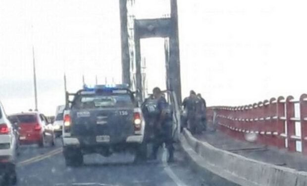 Un joven intentó arrojarse del puente Chaco-Corrientes