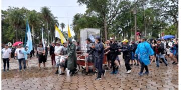 Los peregrinos de los tres Pueblos llegaron a Itatí