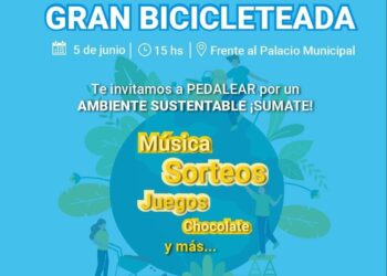 Gran Bicicleteada en Esquina: música, chocolate y sorteos