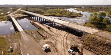 Vialidad Nacional finaliza la construcción del nuevo puente entre Goya y Esquina