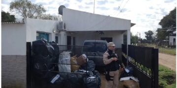 Corrientes: Prefectura secuestró un cargamento de mercadería ilegal valuado en más de cuatro millones de pesos