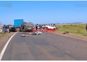 Dos muertos tras choque frontal en Ruta 14