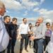 Valdés y Manes recorrieron las obras del futuro puerto y parque industrial de Ituzaingó
