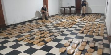 Prefectura incautó más de 200 kilos de marihuana en Itatí:  hay dos detenidos