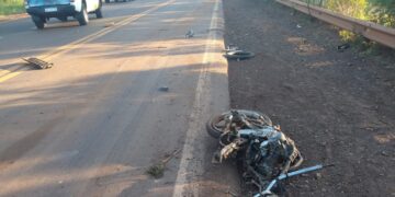 Joven motocilista murió tras ser atropellado por un camión