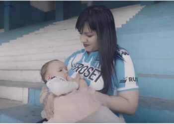 Racing lanzará un novedoso modelo de camisetas diseñadas para amamantar en la cancha