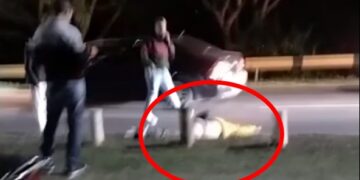 Peligrosa caravana de motos: murió un joven y su hijo de dos años