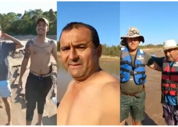 Un grupo de hombres se filmaron orgullosos por pescar 14 surubíes: “Es un buen día, un regalo”