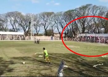 Mercedes: hinchadas pelearon en un partido e hirieron varios policías