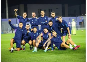 La Selección Argentina realizó la última práctica antes de enfrentar a Croacia
