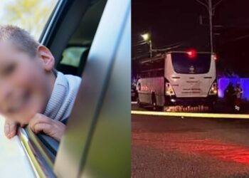 Un nene sacó la cabeza por la ventanilla del colectivo, se golpeó con un poste y murió
