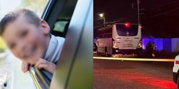 Un nene sacó la cabeza por la ventanilla del colectivo, se golpeó con un poste y murió
