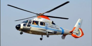 A bordo de 3 helicópteros, la Selección argentina dio una vuelta olímpica aérea sobre la 9 de Julio