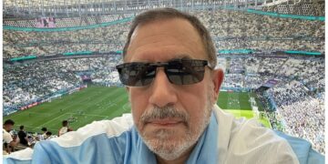 Carlos Maslatón rompió el récord de partidos más vistos en un Mundial