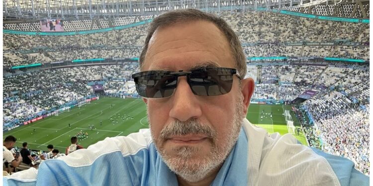 Carlos Maslatón rompió el récord de partidos más vistos en un Mundial