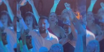 Messi cantó Muchachos junto a Antonela Roccuzzo en el 15 de su sobrina