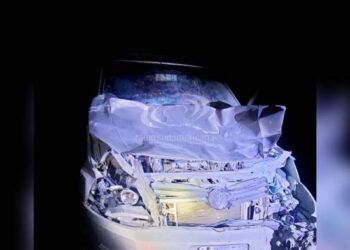 Viceintendente correntino se accidentó al chocar contra una vaca