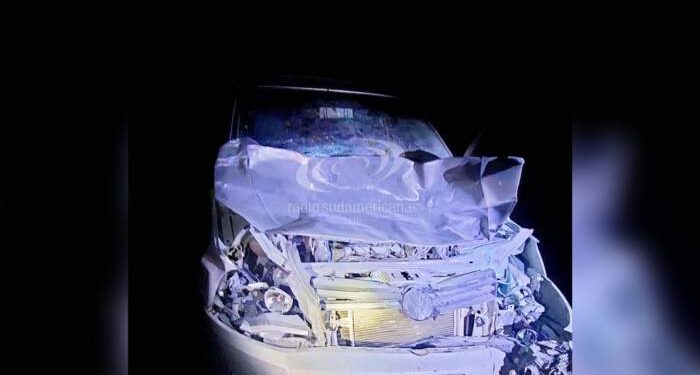 Viceintendente correntino se accidentó al chocar contra una vaca