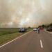 Incendio entre Ituzaningó Corrientes y Villa Olivari provocó corte total de la Ruta Nacional 12