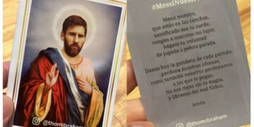 La historia de la estampita que hizo emocionar a Messi