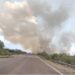 Controlaron el incendio que había obstaculizado el tránsito por Ruta 12 entre Goya y Esquina