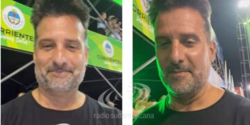 José Maria Listorti visitó Corrientes y disfrutó de una gran noche de Carnaval