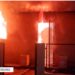Esquina: se incendió una casa y un hombre sufrió graves quemaduras
