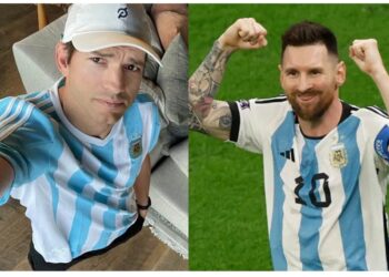 El famoso actor Ashton Kutcher habló de su fanatismo por Messi y Argentina