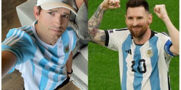 El famoso actor Ashton Kutcher habló de su fanatismo por Messi y Argentina