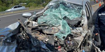 Integrante del grupo G-Latina sufrió un violento accidente