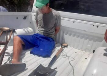Chaco: Tiene una pierna y saltó el portón de una casa para robar una pala