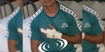 Enfrentamientos en cancha de Ferro: policía podría perder un dedo
