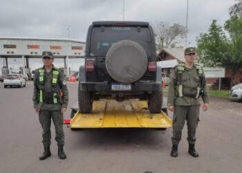 Secuestraron un auto de alta gama en el puente Chaco-Corrientes