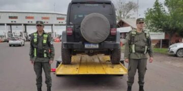 Secuestraron un auto de alta gama en el puente Chaco-Corrientes