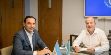 Valdés se reunió con Ferraro por el avance y la proyección de las obras en Corrientes
