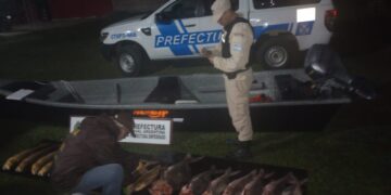 Empedrado: Prefectura secuestró más de 140 kilos de peces capturados ilegalmente