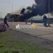 Se prendió fuego un colectivo en uno de los accesos a Corrientes