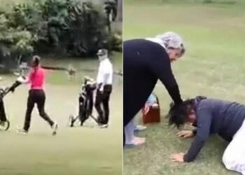 Atacaron a una jubilada por tomar mate en un campo de golf