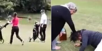 Atacaron a una jubilada por tomar mate en un campo de golf